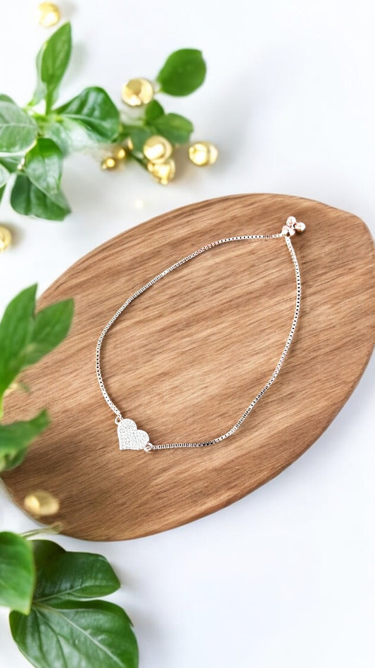 Anbu Ithazh • அன்பு இதழ் • 925 Silver Bracelet • Rose Gold Polish