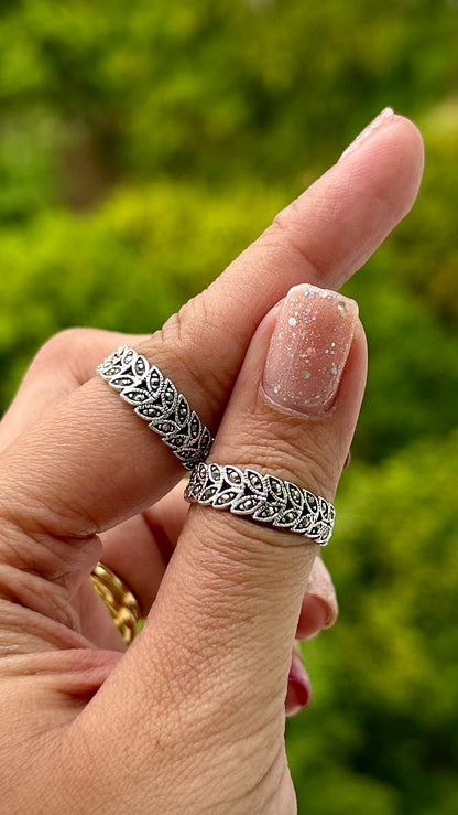 Nirali • நிரலி • 925 Silver Toe Rings