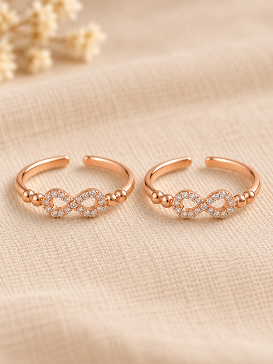 Nithila • நித்திலா • 925 Silver Toe Rings