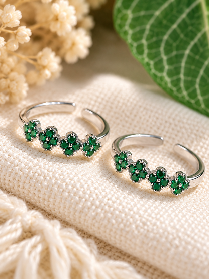 Malari • மலரி • 925 Silver Toe Rings