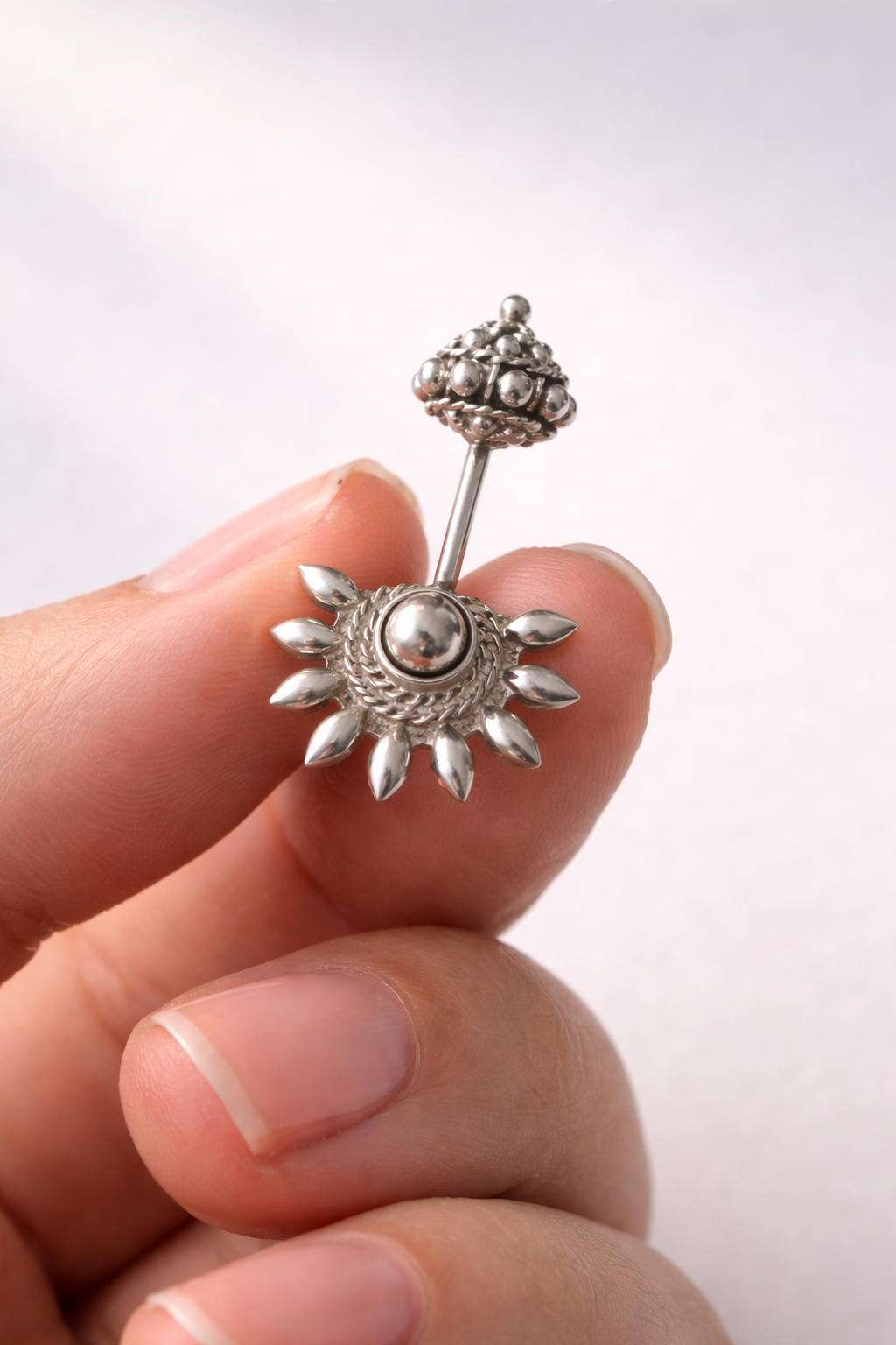 Chandrika • சந்திரிகா • Silver Sunburst Koppu