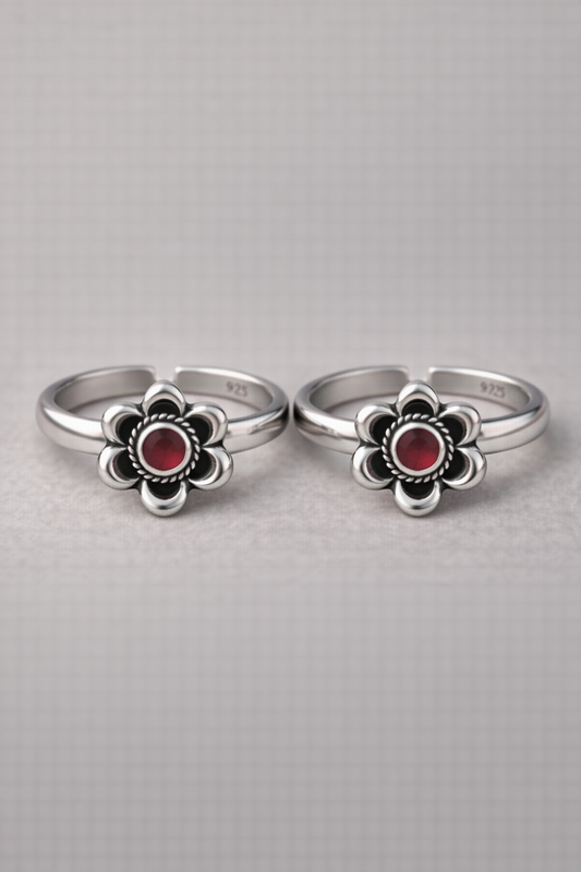 Roshini • ரோஷினி • 925 Silver Toe Rings