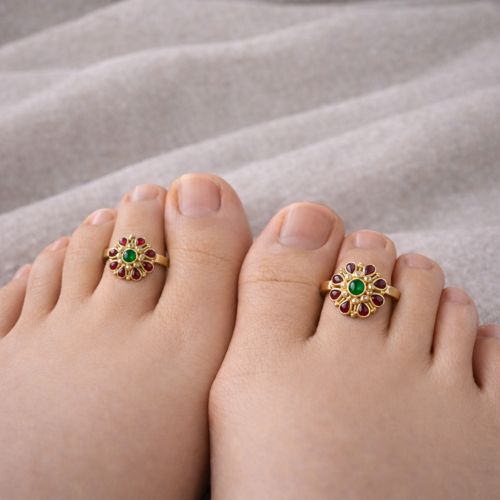 Arundhathi • அருந்ததி • 925 Silver Toe Rings
