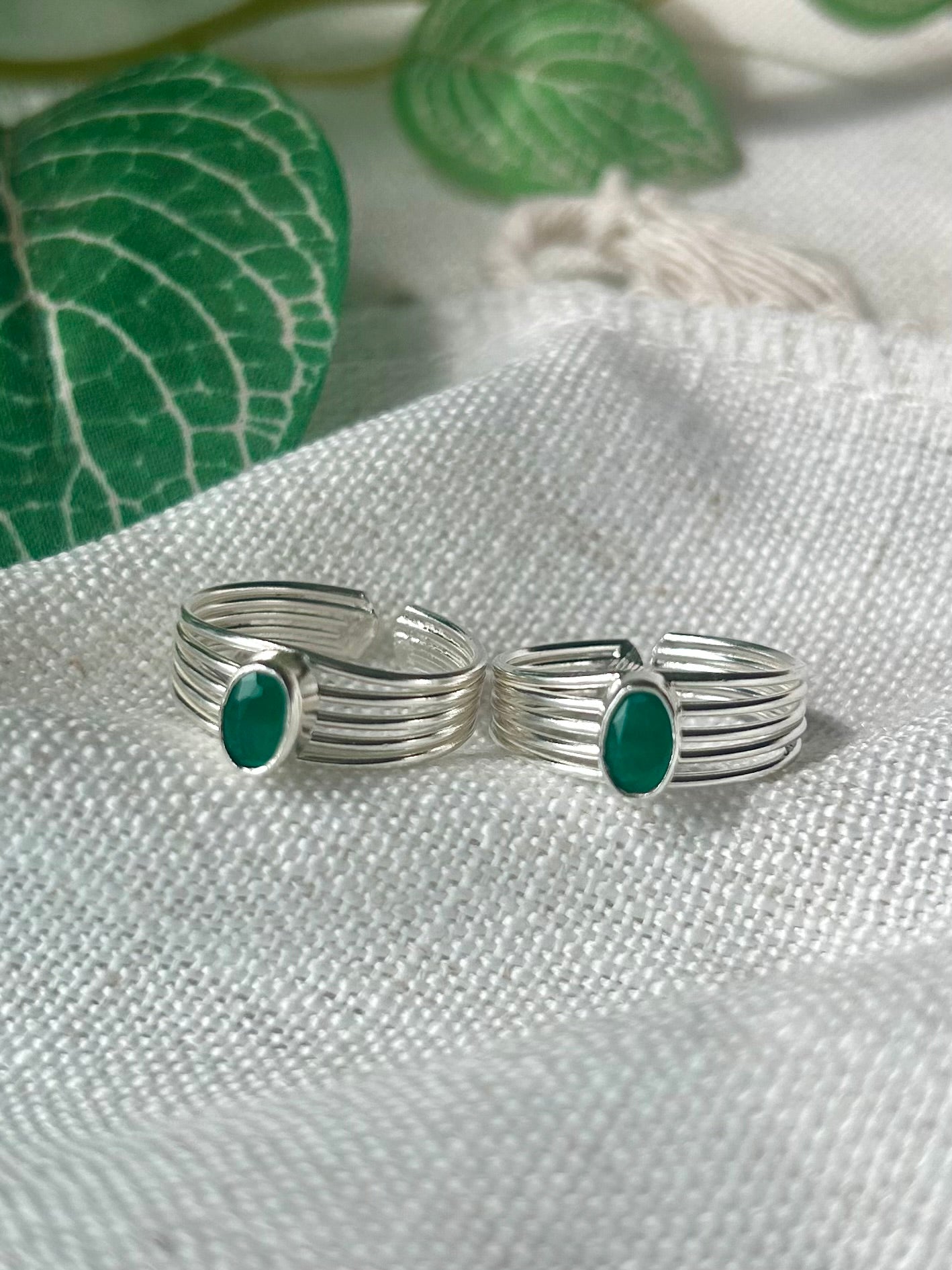 Sarala • சரளா • 925 Silver Toe Rings