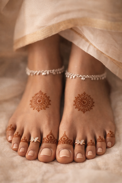 Shalini • ஷாலினி • 925 Silver Toe Rings