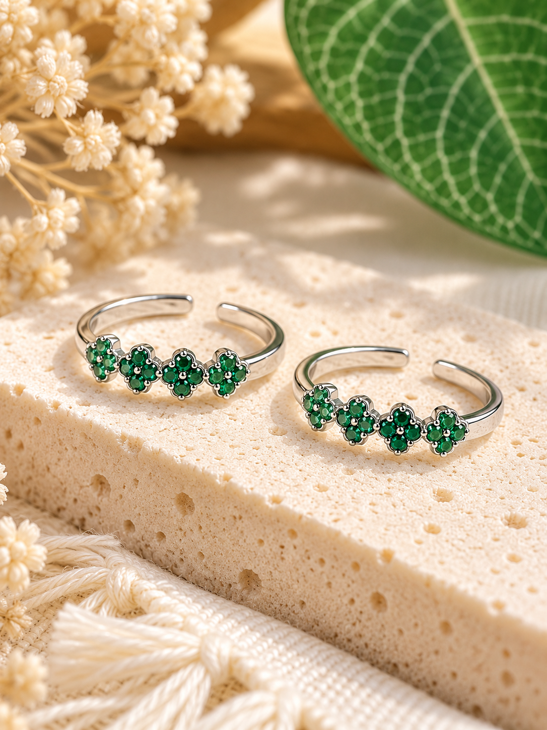 Malari • மலரி • 925 Silver Toe Rings