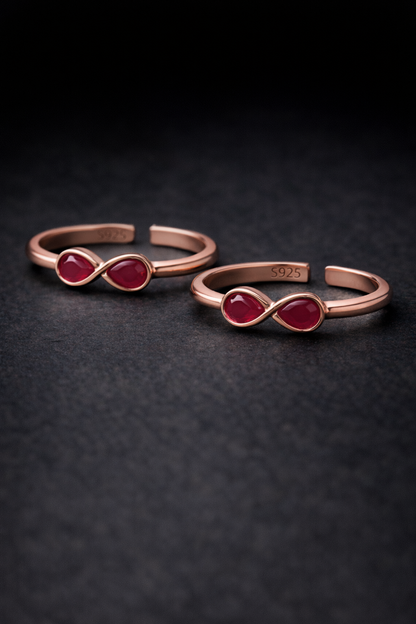 Anjalika • அஞ்சலிகா • 925 Silver Toe Rings