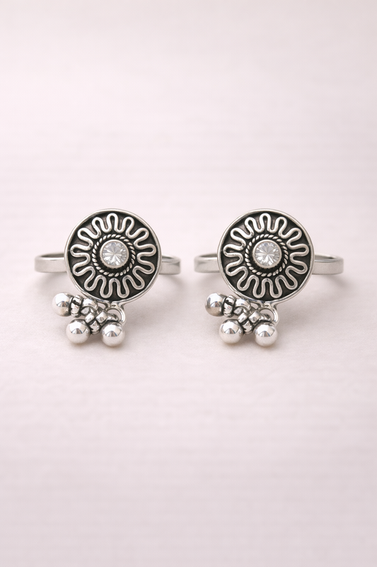 Kathirini • கதிரினி • 925 Silver Toe Rings