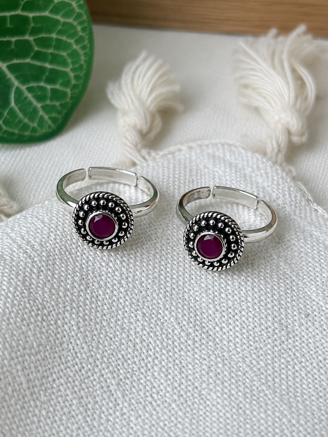 Mridula • மிருதுலா • 925 Silver Toe Rings