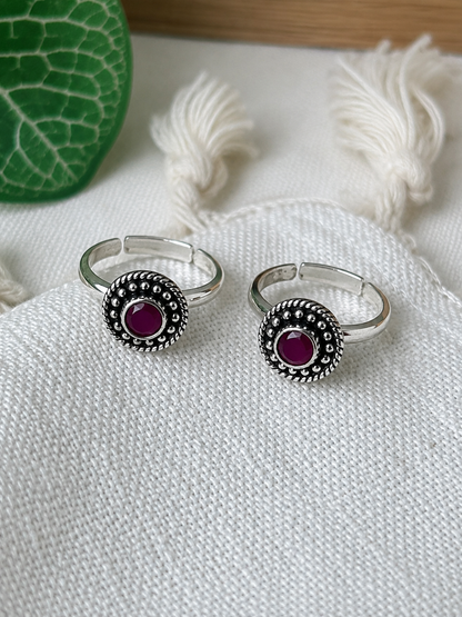 Mridula • மிருதுலா • 925 Silver Toe Rings