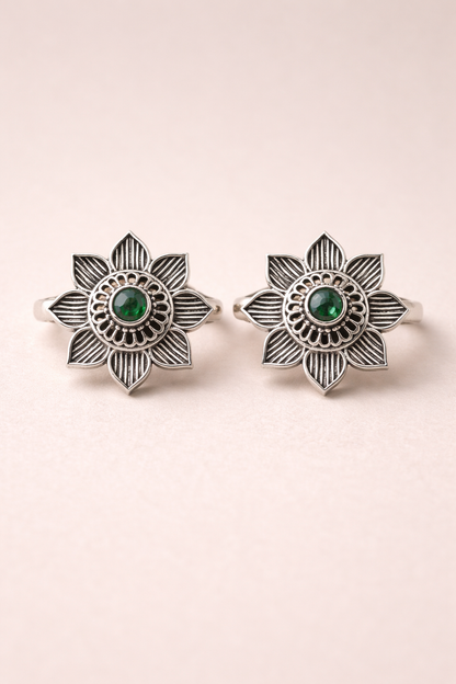 Malarini • மலரினி • 925 Silver Toe Rings