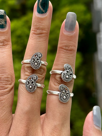 Mangani • மாங்கனி • 925 Silver Toe Rings