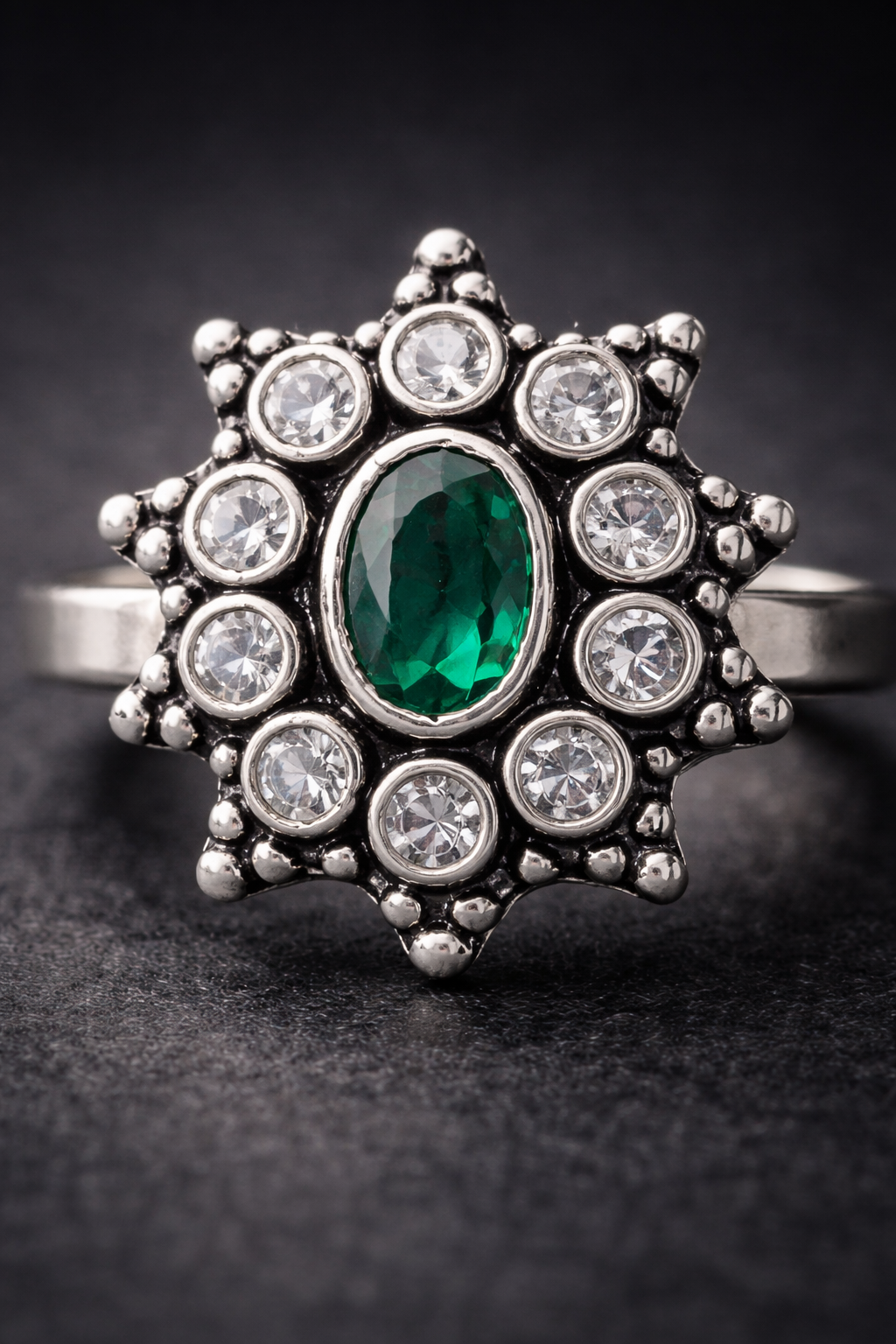 Maragathamani • மரகதமணி • 925 Silver Toe Rings