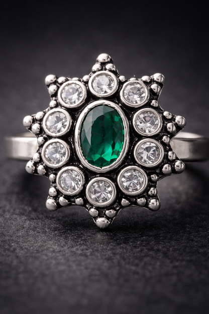 Maragathamani • மரகதமணி • 925 Silver Toe Rings