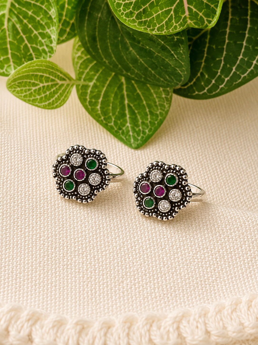 Chandramathi • சந்திரமதி • 925 Silver Toe Rings