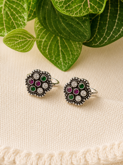 Chandramathi • சந்திரமதி • 925 Silver Toe Rings