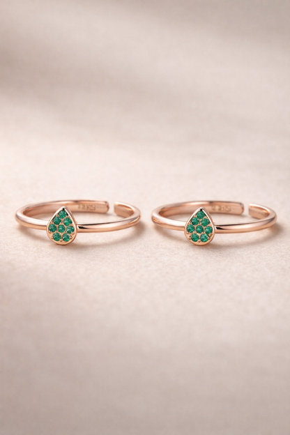 Manisha • மானிஷா • 925 Silver Toe Rings
