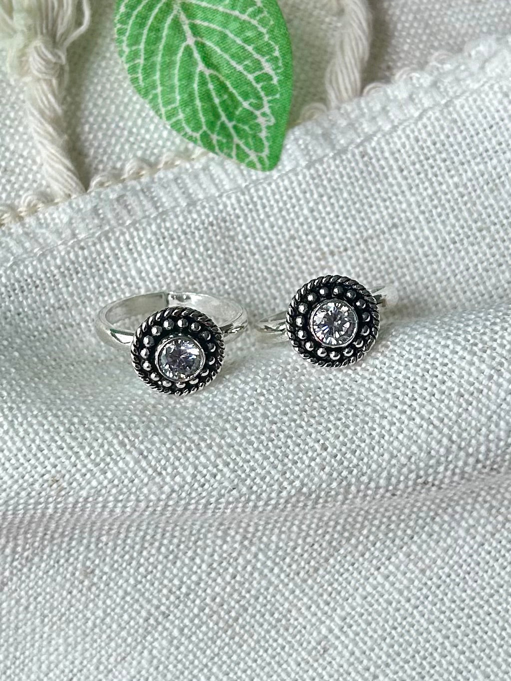 Mridula • மிருதுலா • 925 Silver Toe Rings