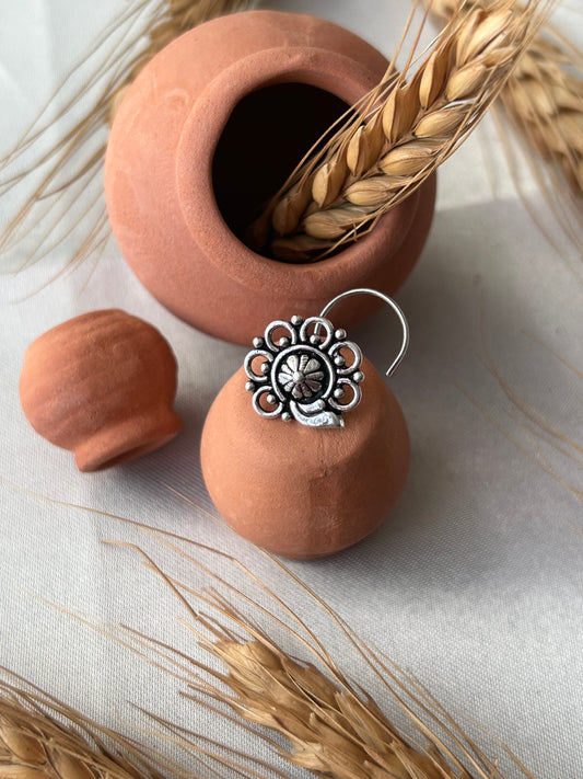 Kavya • காவ்யா • 925 Silver Corkscrew Nose Stud