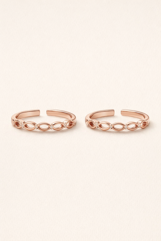 Vizhila • விழிலா • 925 Silver Toe Rings