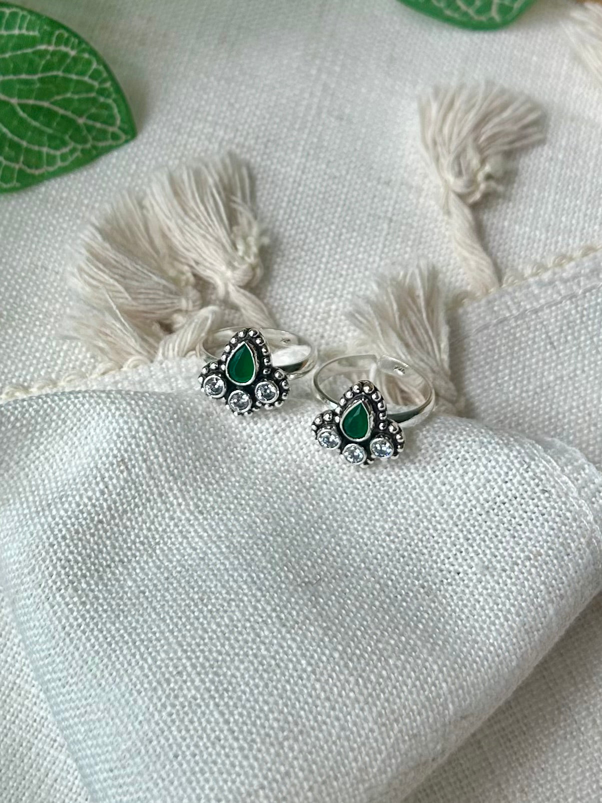 Chandrika • சந்திரிகா • 925 Silver Toe Rings
