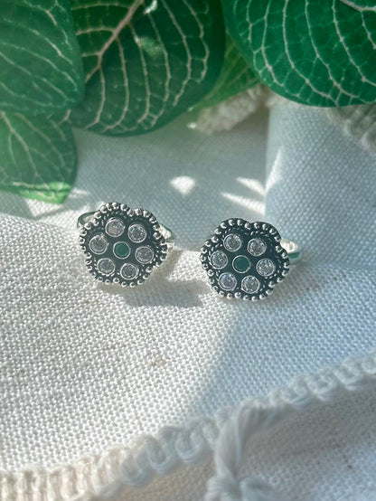 Chandramathi • சந்திரமதி • 925 Silver Toe Rings