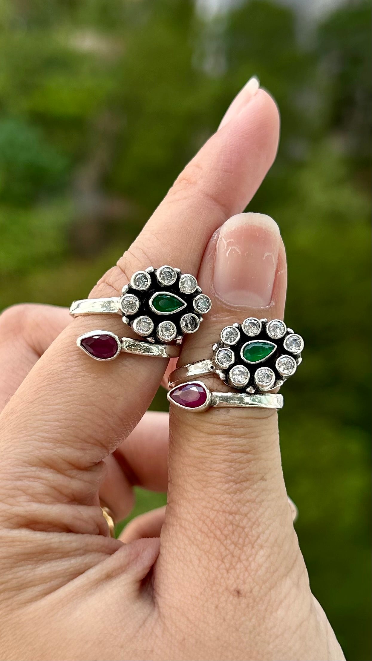 Malarvizhi • மலர்விழி • 925 Silver Toe Rings