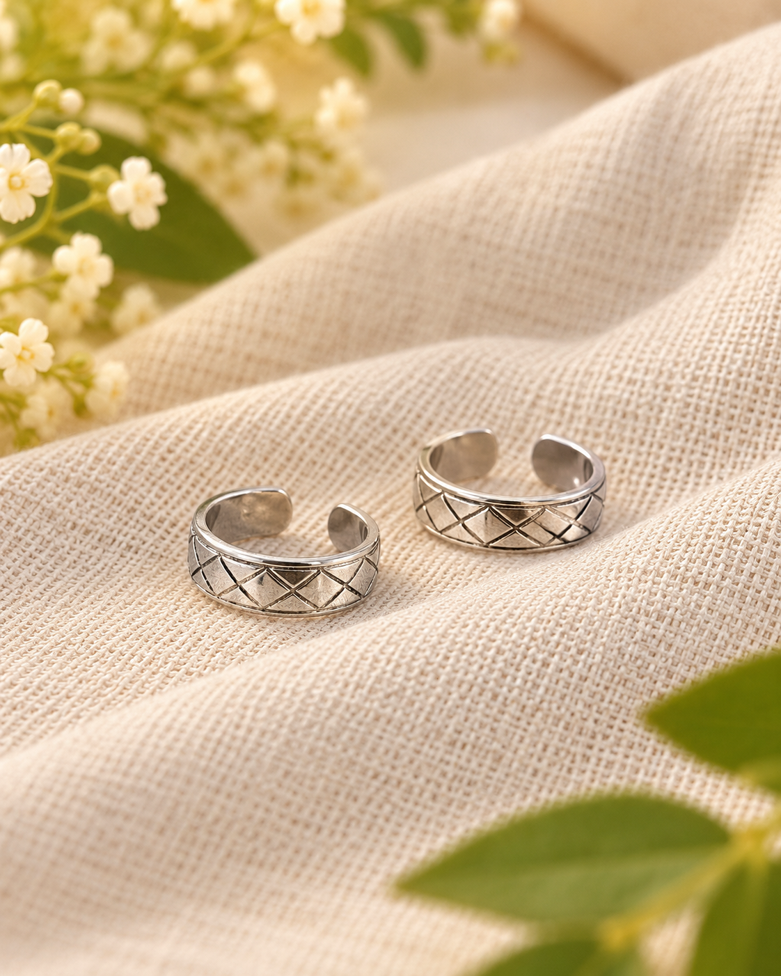 Vairam • வைரம் • 925 Silver Toe Rings