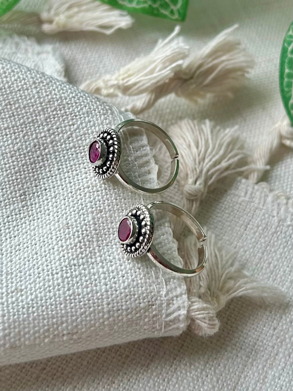 Mridula • மிருதுலா • 925 Silver Toe Rings