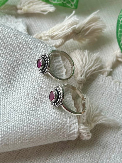 Mridula • மிருதுலா • 925 Silver Toe Rings