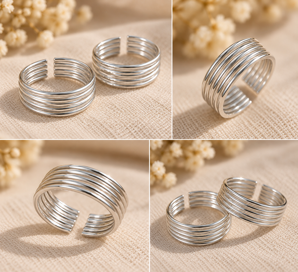 Panchani • பஞ்சனி • 925 Silver Toe Rings