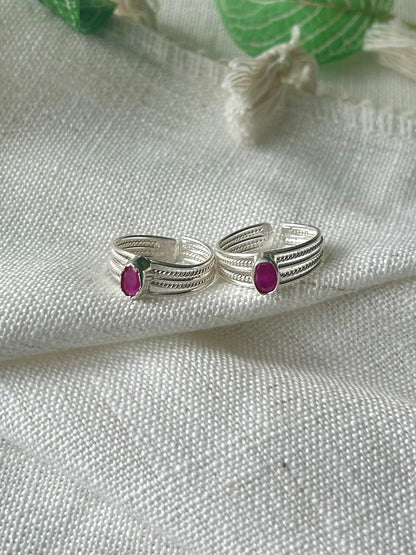 Ranjani • ரஞ்சனி • 925 Silver Toe Rings