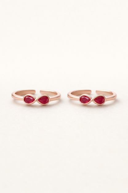 Anjalika • அஞ்சலிகா • 925 Silver Toe Rings