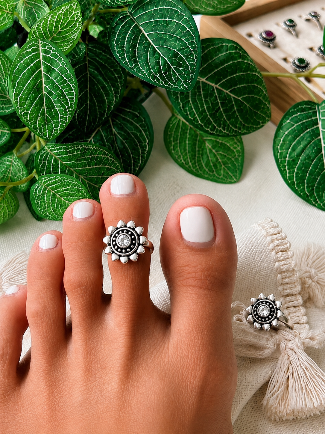 Samandhi • Marigold Toe Ring • 925 Silver