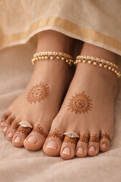 Imaiyaazhi • இமையாழி • 925 Silver Toe Rings