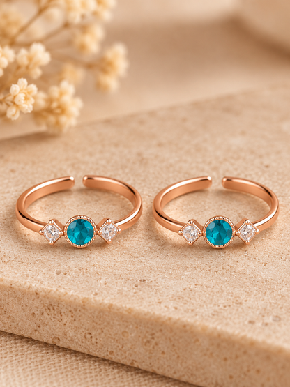 Neelambari • நீலாம்பரி • 925 Silver Toe Rings