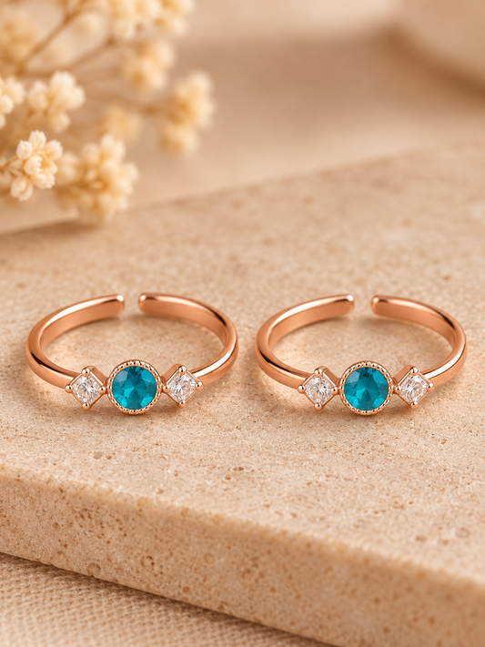 Neelambari • நீலாம்பரி • 925 Silver Toe Rings