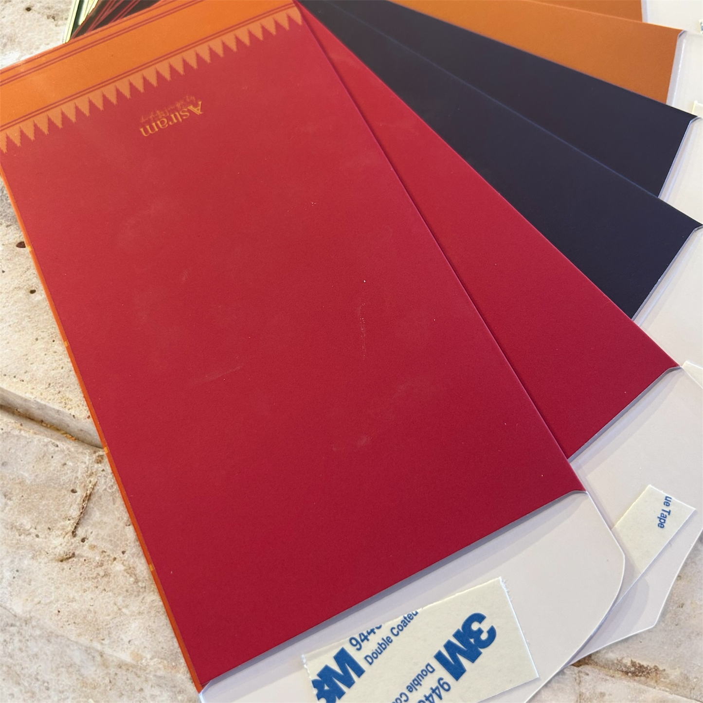 Kattam Saree-Inspired Blessing Envelopes • Heritage Colour Set