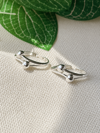 Sneha • ஸ்நேகா • 925 Silver Toe Rings