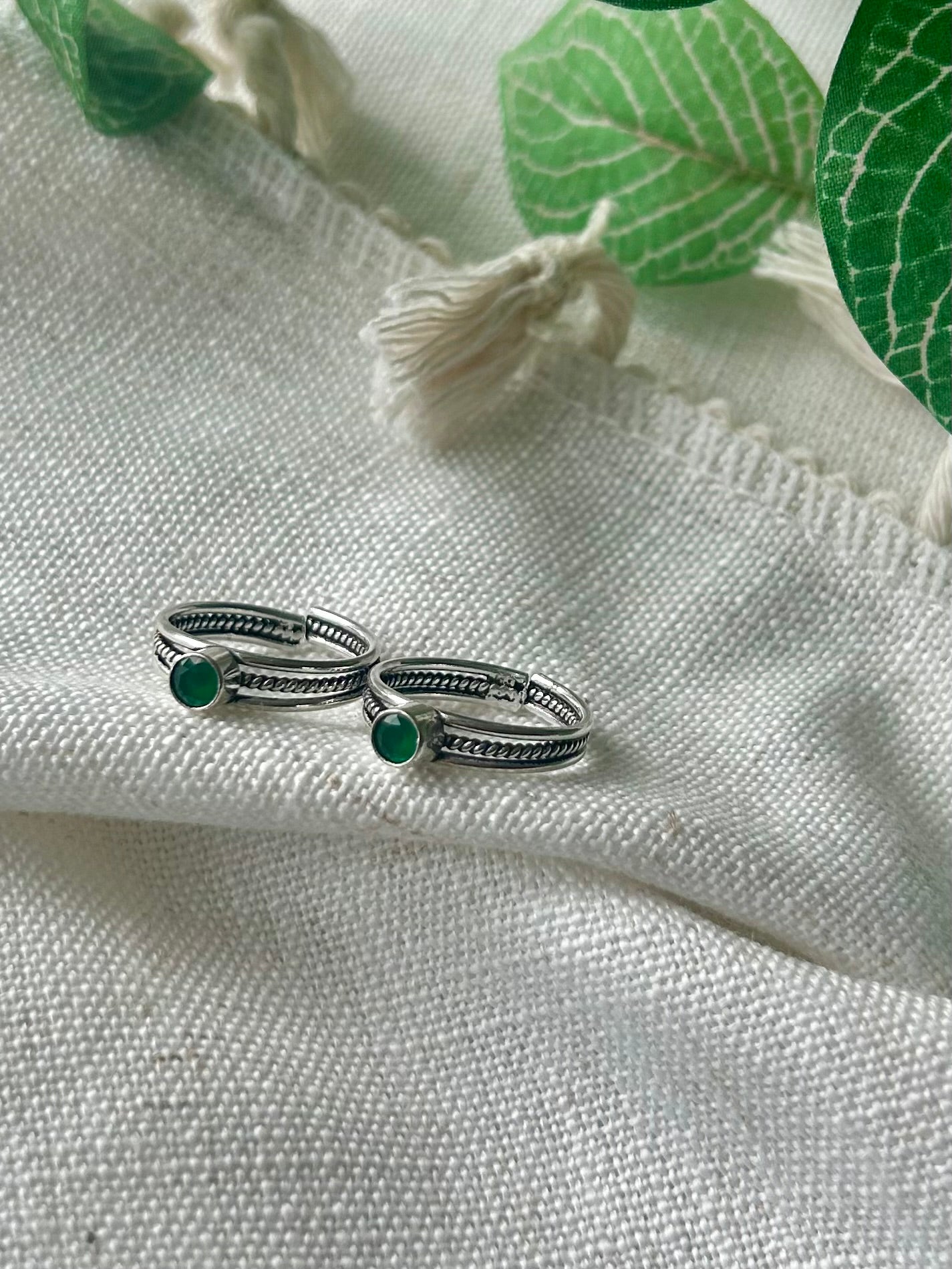 Latha • லதா • 925 Silver Toe Rings
