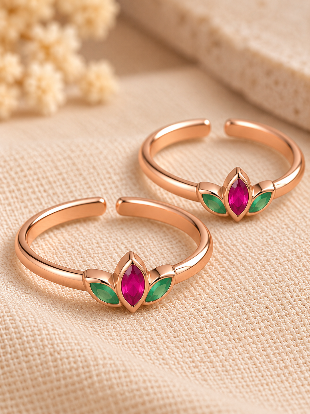Sudari • சுடரி • 925 Silver Toe Rings