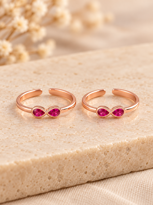 Anjalika • அஞ்சலிகா • 925 Silver Toe Rings