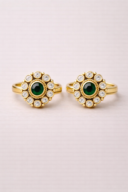 Pragaasi • பிரகாசி • 925 Silver Toe Rings