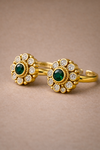 Pragaasi • பிரகாசி • 925 Silver Toe Rings