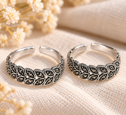 Nirali • நிரலி • 925 Silver Toe Rings