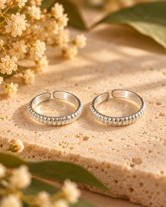 Aarana • ஆரணா • 925 Silver Toe Rings
