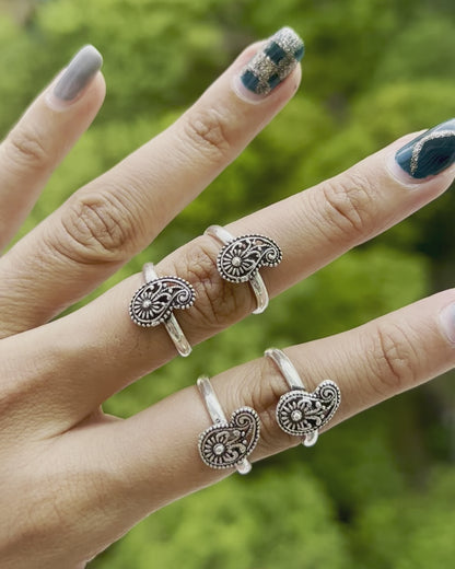 Mangani • மாங்கனி • 925 Silver Toe Rings